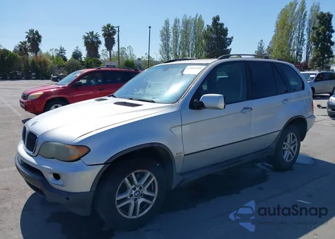 2005 BMW X5 3.0I from USA, damaged, VIN 5UXFA13575LY00111